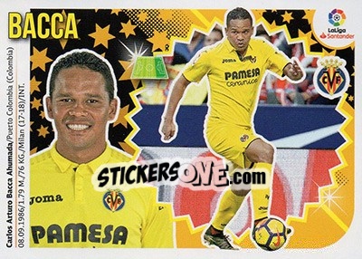 Cromo Bacca (14BIS) - Liga Spagnola 2018-2019 - Colecciones ESTE