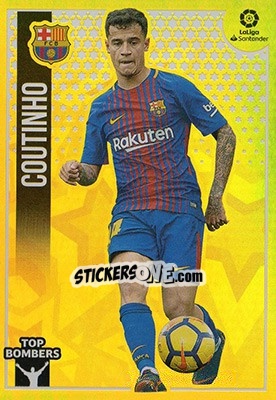 Sticker Coutinho (6) - Liga Spagnola 2018-2019 n. 646 - Colecciones ESTE