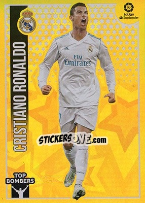 Sticker Cristiano Ronaldo (7) - Liga Spagnola 2018-2019 n. 647 - Colecciones ESTE