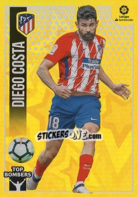 Cromo Diego Costa (8) - Liga Spagnola 2018-2019 - Colecciones ESTE