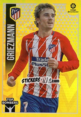Sticker Griezmann (9) - Liga Spagnola 2018-2019 n. 649 - Colecciones ESTE