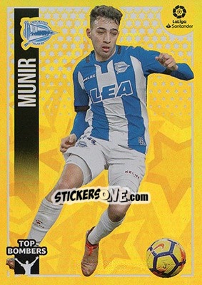 Sticker Munir (16) - Liga Spagnola 2018-2019 n. 656 - Colecciones ESTE