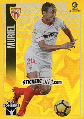 Sticker Muriel (17) - Liga Spagnola 2018-2019 n. 657 - Colecciones ESTE