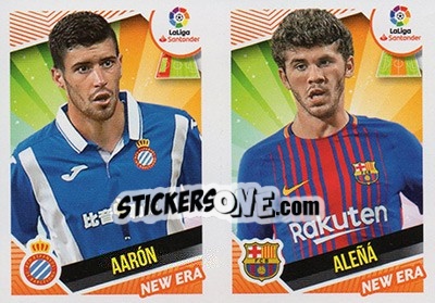 Sticker Aarón / Aleñá (1) - Liga Spagnola 2018-2019 n. 671 - Colecciones ESTE
