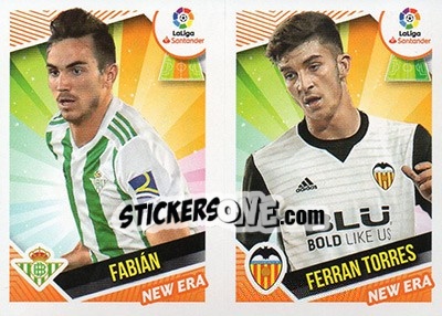Sticker Fabián / Ferran Torres (5) - Liga Spagnola 2018-2019 n. 675 - Colecciones ESTE