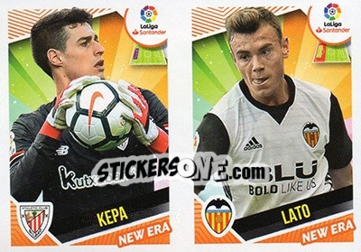 Sticker Kepa / Lato (8) - Liga Spagnola 2018-2019 n. 678 - Colecciones ESTE