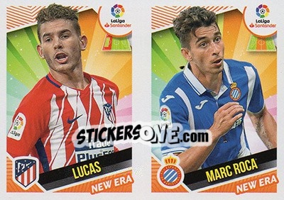 Figurina Lucas  Hernández / Marc Roca (9) - Liga Spagnola 2018-2019 n. 679 - Colecciones ESTE