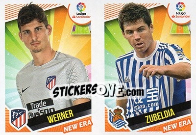 Sticker Werner / Zubeldia (16) - Liga Spagnola 2018-2019 n. 686 - Colecciones ESTE