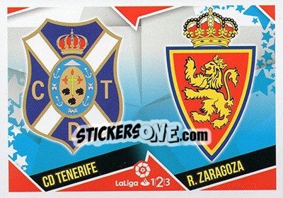 Sticker Escudos LaLiga 1|2|3 - Tenerife / Zaragoza (11) - Liga Spagnola 2018-2019 - Colecciones ESTE