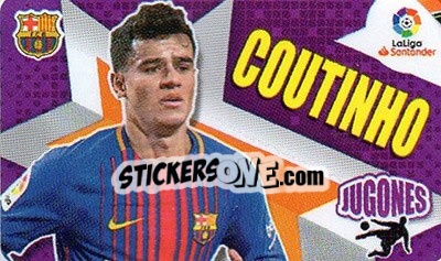 Sticker Philippe Coutinho - Liga Spagnola 2018-2019 - Colecciones ESTE