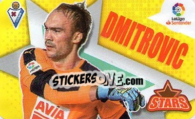 Sticker Dmitrovic - Liga Spagnola 2018-2019 - Colecciones ESTE