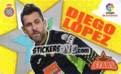 Sticker Diego López - Liga Spagnola 2018-2019 n. 799 - Colecciones ESTE