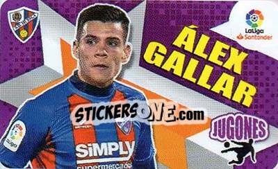 Sticker Álex Gallar - Liga Spagnola 2018-2019 n. 809 - Colecciones ESTE