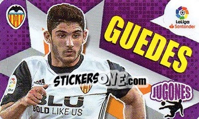 Sticker Gonçalo Guedes - Liga Spagnola 2018-2019 n. 830 - Colecciones ESTE