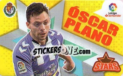 Sticker óscar Plano - Liga Spagnola 2018-2019 n. 832 - Colecciones ESTE