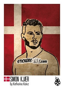 Figurina Simon Kjaer - WM 2018 - Tschuttiheftli