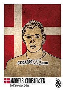Sticker Andreas Christensen - WM 2018 - Tschuttiheftli