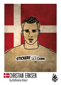 Sticker Christian Eriksen - WM 2018 - Tschuttiheftli
