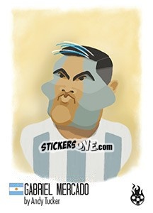 Sticker Gabriel Mercado - WM 2018 - Tschuttiheftli