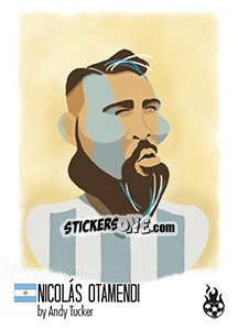 Sticker Nicolás Otamendi - WM 2018 - Tschuttiheftli