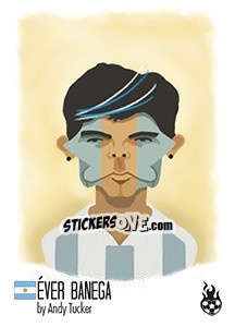 Figurina Éver Banega - WM 2018 - Tschuttiheftli