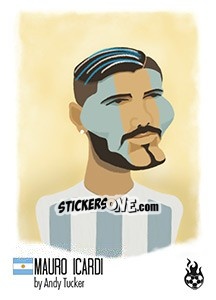 Sticker Mauro Icardi - WM 2018 - Tschuttiheftli