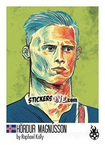 Sticker Hördur Magnússon - WM 2018 - Tschuttiheftli