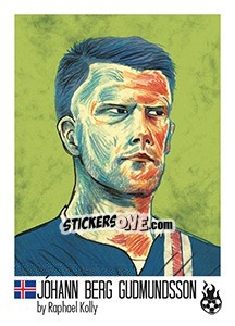 Sticker Jóhann Berg Gudmundsson - WM 2018 - Tschuttiheftli