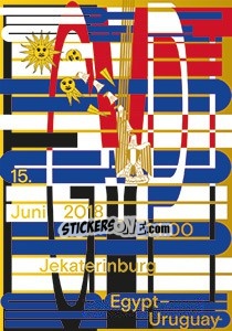 Sticker Ägypten - Uruguay - WM 2018 - Tschuttiheftli