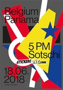 Sticker Belgien - Panama