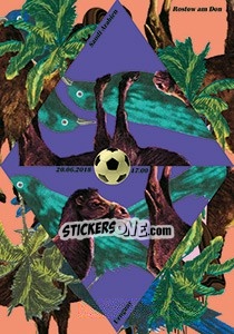 Sticker Uruguay - Saudi-Arabien - WM 2018 - Tschuttiheftli