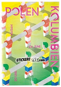 Sticker Polen - Kolumbien