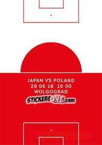 Sticker Japan - Polen - WM 2018 - Tschuttiheftli