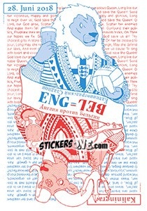 Figurina England - Belgien - WM 2018 - Tschuttiheftli