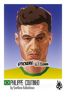 Sticker Philippe Coutinho - WM 2018 - Tschuttiheftli