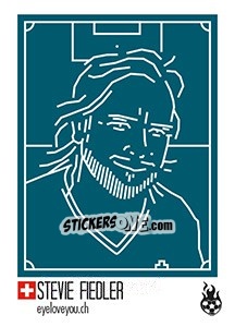 Sticker Stevie Fidler - WM 2018 - Tschuttiheftli