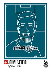 Sticker Johan Djourou - WM 2018 - Tschuttiheftli