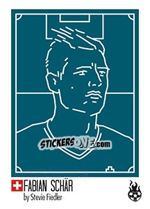 Figurina Fabian Schär - WM 2018 - Tschuttiheftli