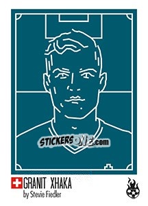 Sticker Granit Xhaka - WM 2018 - Tschuttiheftli