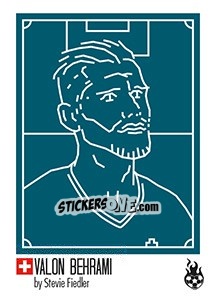 Sticker Valon Behrami - WM 2018 - Tschuttiheftli