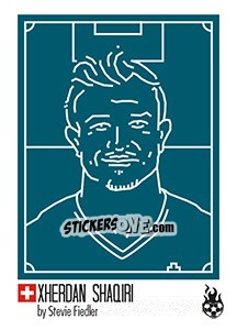 Sticker Xherdan Shaqiri - WM 2018 - Tschuttiheftli