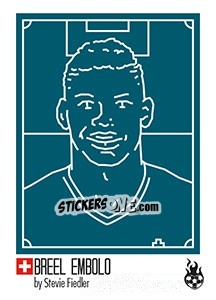 Sticker Breel Embolo - WM 2018 - Tschuttiheftli