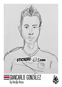 Sticker Giancarlo González - WM 2018 - Tschuttiheftli