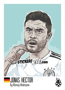 Sticker Jonas Hector - WM 2018 - Tschuttiheftli