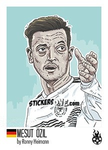 Figurina Mesut Özil - WM 2018 - Tschuttiheftli