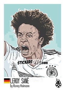 Figurina Leroy Sané - WM 2018 - Tschuttiheftli