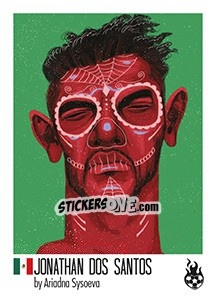 Sticker Jonathan dos Santos - WM 2018 - Tschuttiheftli