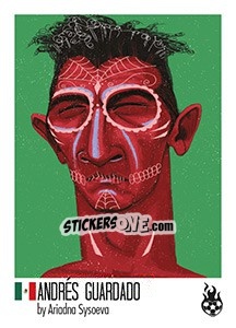 Sticker Andrés Guardado - WM 2018 - Tschuttiheftli