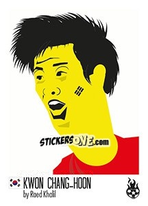 Sticker Kwon Chang-hoon - WM 2018 - Tschuttiheftli