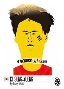 Sticker Ki Sung-yueng - WM 2018 - Tschuttiheftli